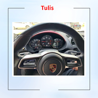 Papan instrumen Digital Speedometer dasbor LCD 12.3 inci Linux Systeam untuk Porsche Macan 2015 hingga 2019