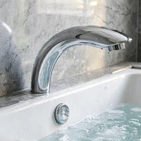 Robinet de baignoire en acier inoxydable à tête de canard, idéal pour les accessoires de salle de bain modernes