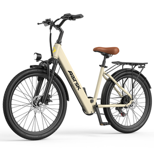 Bicicleta Eléctrica Digital SU7 de 24 Pulgadas, Acero al Carbono, Motor Trasero sin Escobillas de 400W, Batería de 36V 13ah, Alcance de 20-45 km, Urbana - Product Image 2