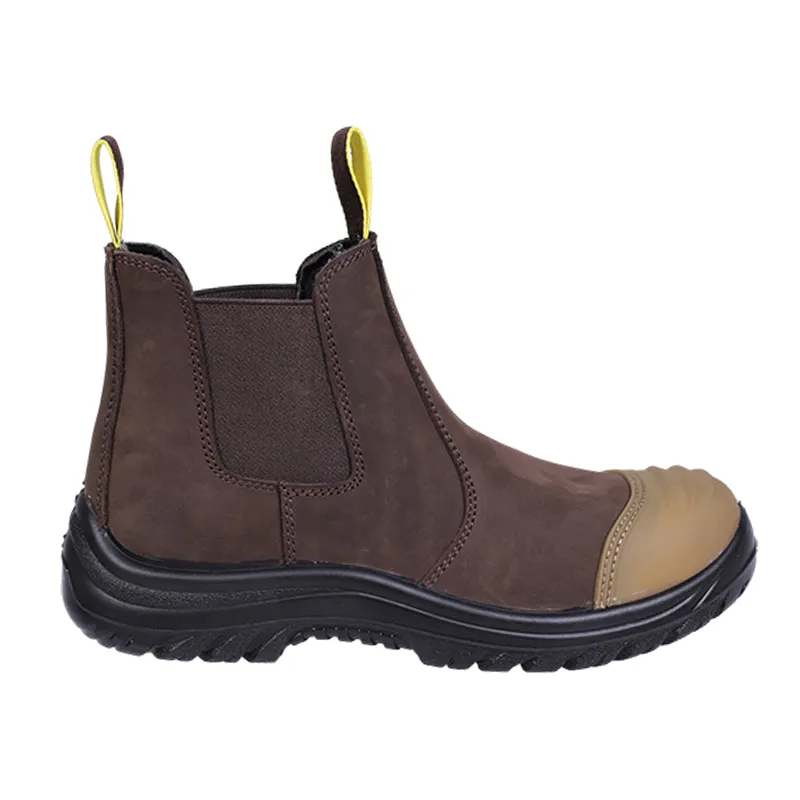 Steel toe safety boots for men's heavy-duty mining industrial construction work boots and shoes