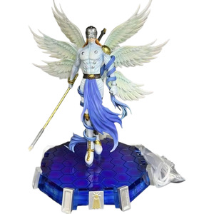 <span class=keywords><strong>Figuras</strong></span> de Anime <span class=keywords><strong>Digimon</strong></span> Adventure Modelo de PVC Colección Angewomon Angemon <span class=keywords><strong>Figuras</strong></span> de Acción con Luz Regalo de Juguete para Día de San Valentín - Product Image 1