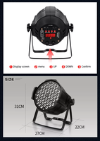 Barre de lumière LED PAR 120W RGBW DMX512 activée par le son TOP882 pour l'éclairage de scène de concert, de théâtre et d'événements