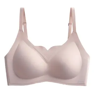 Soutien-gorge sans couture grande taille pour femmes Sexy No Wire Push Up Underwear Girls Students Breathable Thin 12 Colors Bras