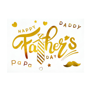 Buona festa della mamma Bobo lettere decalcomanie e adesivi palloncini Bobo in PVC trasparenti decorazioni per festeggiare la festa del papà - Product Image 4