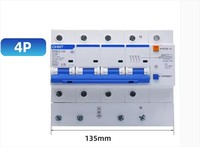 Disjoncteur différentiel Chint NXBLE-63 avec pôles 1P-4P et tension nominale de 0-690V