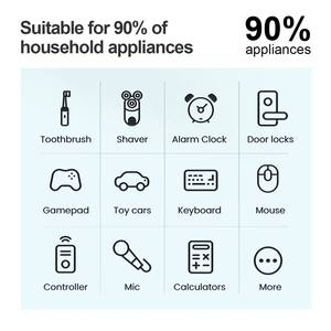 2 piles AA standard rechargeables 4200 mWh 1,5 V avec indicateur de charge USB Type C, batterie lithium-ion pour lecteur de jeux vidéo KINVS - Product Image 5