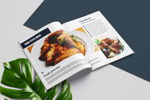 Libro di Ricette Personalizzabile a Colori con Rilegatura Perfetta su Carta Patinata, Basso MOQ, per Scrivere le Tue Ricette - Product Image 2