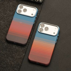 Funda Magnética para Teléfono con Textura de Fibra de Carbono de Alta Calidad para iPhone 18 17 16 Pro Max, Carcasa Protectora Rígida de PC Esmerilada Resistente a Impactos - Product Image 3
