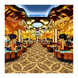 Alfombra de casino tejida, diseño personalizado de alta calidad, superventas