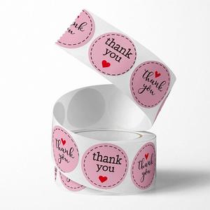 Etichette Personalizzate con Logo, Biglietti di Ringraziamento Aziendali, <span class=keywords><strong>Note</strong></span> Colorate, Adesivi di Ringraziamento per Piccole Imprese - Product Image 4