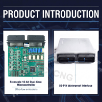 Unité de commande électronique ACT 2568D ECU pour GPL GNC GLP GNV pour moteurs 5-6-8 cylindres V6 V8