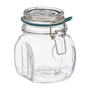 Jarra de Vidrio Hermética de 0.5 Litros - Product Image 1