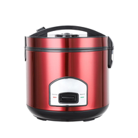 Cuisinière à riz électrique multifonctionnelle 2025, vente chaude, avec revêtement antiadhésif, capacité de 5 L, usage domestique, comprend une tasse à mesurer et une spatule