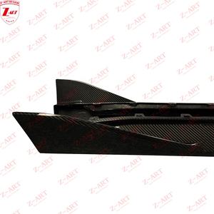 Z-ART 2021 + MP jupes latérales en Fiber de carbone sèche pour BMW M3 <span class=keywords><strong>M4</strong></span> préimprégné becquet latéral en Fiber de carbone pour M3 <span class=keywords><strong>M4</strong></span> G80 G82 G83 becquet à lèvres - Product Image 6