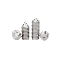 Vis sans tête coniques fendues en acier inoxydable 304 316 A2-70 A4-80 DIN553 ISO7434 GB71, vis de centrage coniques, grade 10.9/12.9