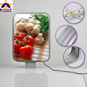 Quảng cáo khuyến mãi chân không hình thành hộp đèn cho thực phẩm lành mạnh Áp phích sáng tạo hiển thị với không thấm nước LED và bạc khung - Product Image 6
