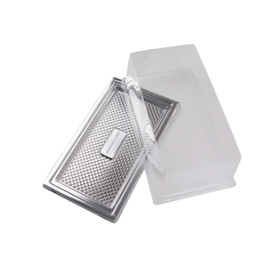 Hộp Đóng Gói Thực Phẩm Có Nắp Trong Suốt Hình Chữ Nhật Phân Hủy Kích Cỡ Tùy Chỉnh Hộp Đựng Bánh Bằng Nhựa PLA - Product Image 4