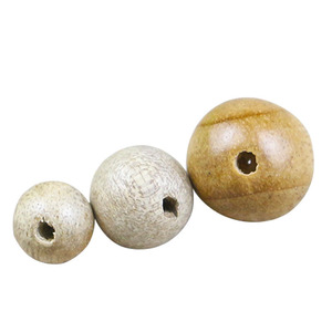 Golden Phoebe Wood Round Beads 6 8 10mm Loose <b>Spacer</b> For Jewelry Making - Product Image 4