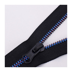 Haute Qualité Écologique 5 #   <span class=keywords><strong>Fermeture</strong></span> éclair en résine à glissière autobloquante, surface lisse, à extrémité ouverte, <span class=keywords><strong>pour</strong></span> vêtements de sport et sacs - Product Image 5