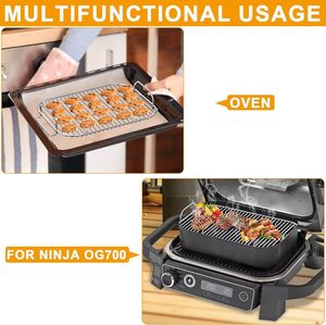 Placa de Asado Compatible de Acero Inoxidable para la Serie <span class=keywords><strong>Ninja</strong></span> XSKGRDPLT OG700 OG701OG751B - Product Image 5