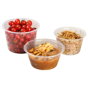 Taza de salsa de <span class=keywords><strong>PP</strong></span> transparente con tapa con bisagras de plástico, embalaje desechable personalizado, almacenamiento de alimentos, tapa Ovalada para mascotas, contenedor de plástico para pasteles - Product Image 6