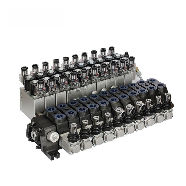 Good Quality Hydraulic Diverter Valve 3 Way Electro-Hydraulic Sectional Directional Control Valve for Leveler Use