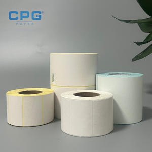 Etiqueta Térmica con Código de Barras Ecológica con Recubrimiento Superior Personalizado del Fabricante, 40x20 50x30, Etiqueta Adhesiva Térmica, Papel de Etiquetas Autoadhesivas - Product Image 1