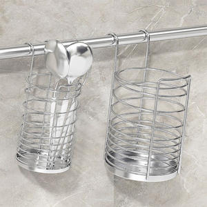 Cesta para Cubiertos de Cocina, Nuevo Estilo, Acero Inoxidable 304, Porta Cubiertos, Organizador de Cuchillos, Palillos y Cucharas - Product Image 4