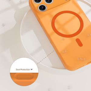 เคสโทรศัพท์ซิลิโคนเหลวพรีเมียม S042 ฝาหลังแบบแม่เหล็กสำหรับ iPhone 17 16 15 Pro Max Air เคสโทรศัพท์ซิลิโคน - Product Image 5