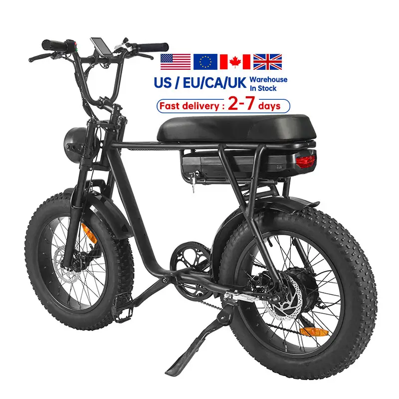 UE almacén bicicleta eléctrica 500w 750w motor de largo alcance 1000w 48V-bicicleta de carretera de La E-bici bicicleta gorda
