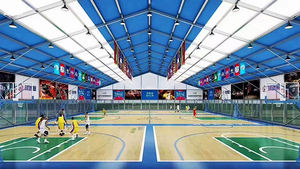 Tente de terrain de basket de tente de stade de sports d'intérieur de haute qualité pour la tente de terrain d'arène de court de tennis - Product Image 6