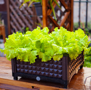 Jardinera grande de <span class=keywords><strong>Pvc</strong></span> para vegetales al aire libre, maceta de flores de plástico para cama de jardín elevada Vertical - Product Image 4