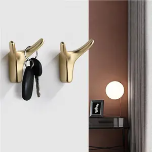 Horn Hook Door Porch Wall Wall Bathroom Shoe Cabinet Wardrobe Wall Hook Clothes Coat Hat Coat Hook