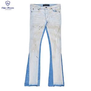 Custom <span class=keywords><strong>Good</strong></span> <span class=keywords><strong>American</strong></span> High Quality Men's Street Flare Hombres Jeans Bell Bottom - Product Image 4