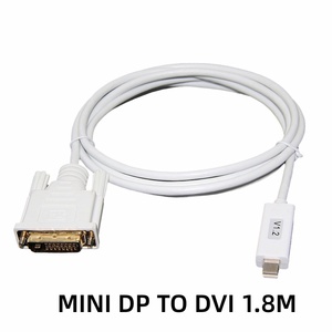 <span class=keywords><strong>Cable</strong></span> DFX Mini DP a DVI de 1.8M 1080P, Adaptador Macho a Macho, Compatible con MacBook, Surface, Laptop, Monitor, Proyector - Product Image 4