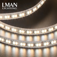 Bridgelux double couleur IP20 192LED/M haute qualité 15W SMD 2835 LED bande lumineuse DC 24V 8mm PCB largeur découpable caractéristique