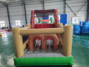 CE - Pista de Obstáculos Inflable de PVC con Temática del Viejo Oeste, Parque de Aventuras para Niños, Equipo de Juegos para Alquiler en Fiestas - Product Image 5