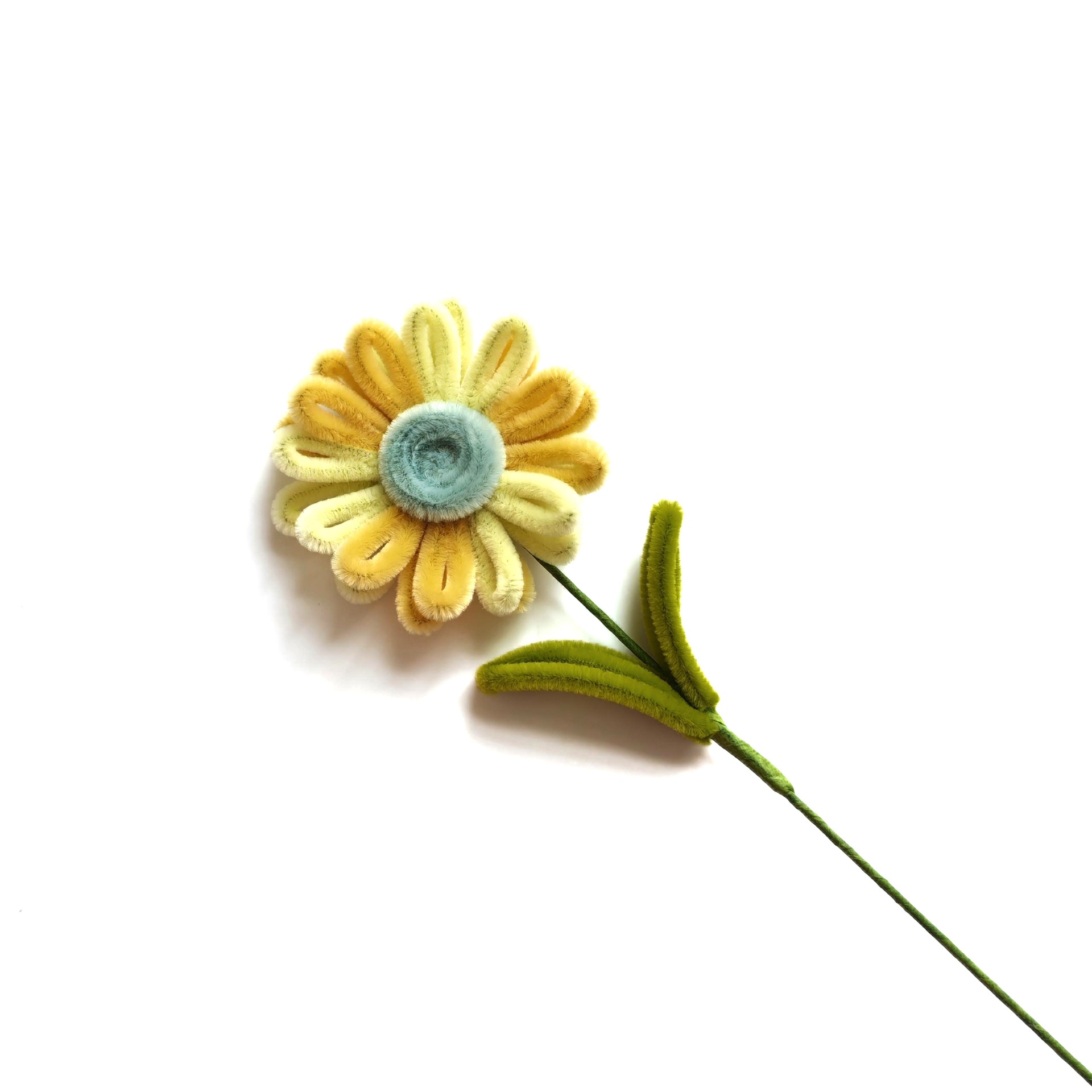 Finished sunflower [specific light yellow & gardenia]