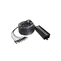Câble audio auxiliaire RCA 4/8/12/16 canaux avec microphones et fil de connexion pour haut-parleur Câble serpent pour équipement vidéo et audio