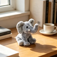 Jouets en peluche personnalisés d'animaux de la forêt, cerf Sika, éléphant, renard, koala, cheval, peluches douces, cadeau pour enfants, vente en gros, fabricant OEM ODM