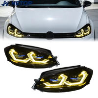 HETOP Golf 7.5 2017-2020 Scheinwerfer Zweifarbige LED-Aufrüstung G22-Stil Frontleuchte Auto-Zubehör Scheinwerfer Plug-and-Play DRL für VW