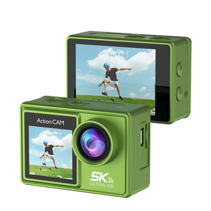 Chiếu sáng thấp DSLR kép len ausek Camera hành động 5K ống kính kép 5K Camera hành động với ống kính - Product Image 1