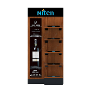 ชั้นวางเครื่องดื่มไม้ MDF สำหรับโชว์เหล้าเบียร์และไวน์ - Product Image 3