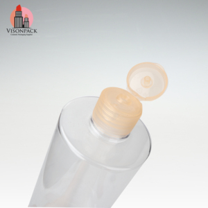 250ml 300ml <span class=keywords><strong>500</strong></span> ml 빈 PET 플라스틱 병 플립 뚜껑 화장품 포장 스킨 케어 샴푸 병 바디 워시 병 - Product Image 3