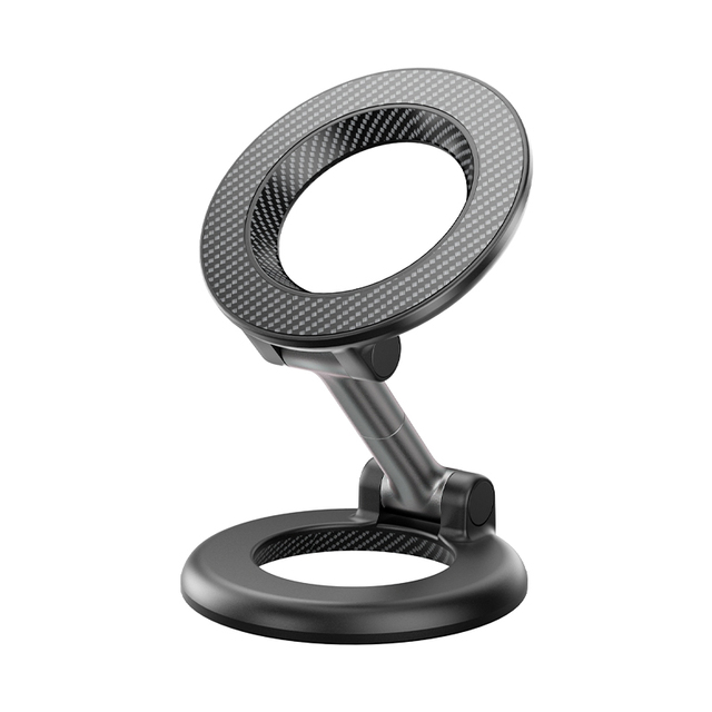 A12 Zinc Alloy Magnetic Car Phone Holder MagsafeDual-Ring Magnetic Holder N52 Magnet-Mark-Free Hold Stable Ring & Stand 2-in-1
