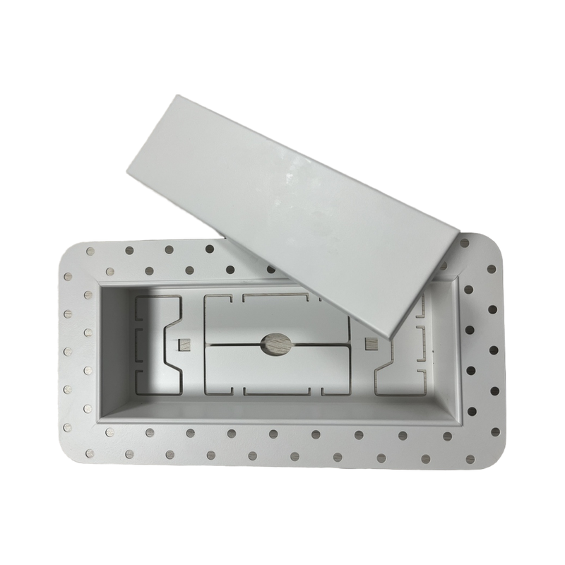 OEM Modern Square Metal White Flush