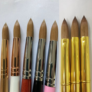 MBA <strong>Beautiful</strong> Premium Kolinsky Acrylic <strong>Nail</strong> <strong>Brush</strong> With Nonpolishing Aluminium Handle - Product Image 6