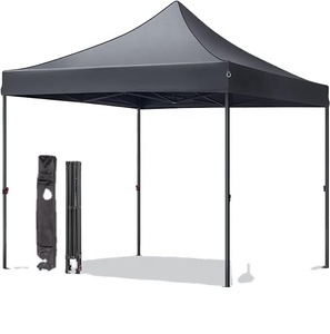 Tente pliante 3x3 en gros, <span class=keywords><strong>fabricant</strong></span> chinois, tentes d'extérieur imperméables pour vendeurs, auvent à cadre noir 10x10 - Product Image 1
