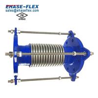 Junta de Expansión Axial de Acero Inoxidable para Tubería Corrugada de Alta Calidad, Aprobada por FM, Superficie Pintada, DN40-DN600