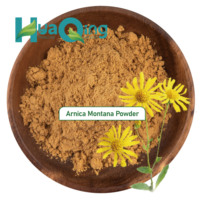 Poudre d'extrait d'arnica Montana de haute qualité 10:1 extrait de fleur solvant extrait vente en gros dans un emballage de tambour en plastique testé aux UV